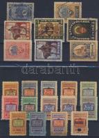 1904-1946 Budapesti városi illetékbélyegek (22db)