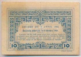 Francia Indokína 1920-1923. (1919) 10c T:III
French Indo-China 1920-1923. (1919) 10 Cents C:F
Krau...