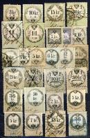 1854-1966 700db okmánybélyeg 2 berakóban