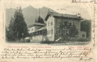 Tátralomnic, Tatranska Lomnica; Kurhaus / gyógyház / spa (EK)