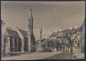 Balogh Rudolf (1879-1944): Sopron belvárosa, jelzetlen fotó, 21x30 cm