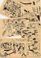 ca. 1930. Afrika, 10 db humoros lap / Afrika, 10 stk. Humor-Karten