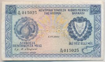 Ciprus 1981. 250m T:III Cyprus 1981. 250 Mils C:F Krause 41.c