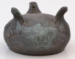 Ezüst fűszertartó dianás jelzéssel, mesterjeggyel 24 g / Silver spice holder 5,5x3,2 cm