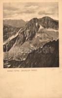 Tátra, Jégvölgyi csúcs, Tescher A. felvétele, Turistaság és Alpinizmus kiadása / mountain peak (EK)