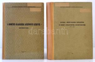 Honvédelmi Minisztérium Központi Irattár két kiadása, 2 db, számos melléklettel, vázlattal, térképpe...