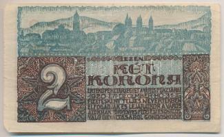 Pécs 1920. 2K pénztárjegy T:III szakadás