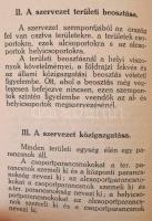 1922 Szervezeti utasítás. Bp., Sajtótanfolyam Kisérleti Nyomdája, 34 p. Kiadói tűzött papírkötés. Antibolsevista félkatonai szervezet szervezeti utasítása. Jó állapotban.