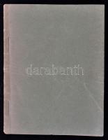1922 Szervezeti utasítás. Bp., Sajtótanfolyam Kisérleti Nyomdája, 34 p. Kiadói tűzött papírkötés. An...