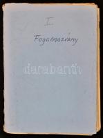 cca 1956-1957 Mészáros András (?-?) nőgyógyász, 1956-ban a tatai munkástanács egyik vezetője naplójá...