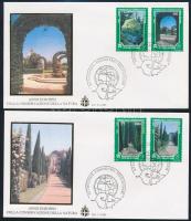 European Nature Conservation Year set 4 FDCs Európai Természetvédelmi Év sor 4 db FDC-n