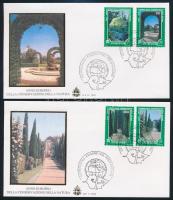 European Nature Conservation Year set on 4 FDC Európai Természetvédelmi Év sor 4 db FDC-n