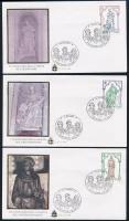 1995 Padovai Szent Antonius sor 3 db FDC-n Mi 1158-1160