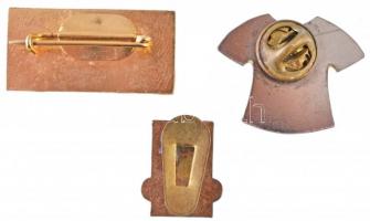 3db-os vegyes Olimpia tematikájú jelvény tétel, benne 1948. "XIV. Olympia London", 1976. &...