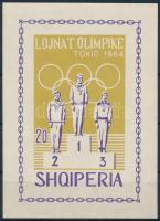 1964 Olimpia blokk Mi 26 B