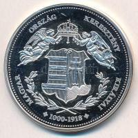 DN "Magyarország Keresztény Királyai / I. Igazságos Mátyás 1458-1490" Ag emlékérem (20,2g/...