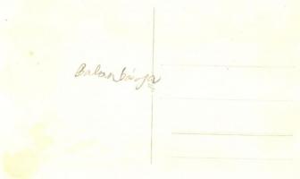 Balánbánya, Balan; ház / house, photo (ragasztónyom / glue mark)