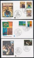 1994-1996 Vallási motívumok 8 klf FDC 1994-1996 Religion 8 FDCs