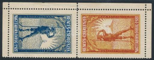 1927 Bencés cserkészek nagytábora, Dorog fordított állású levélzáró pár