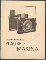 cca 1912 Die wundervolle Plaubel-Makina képes ismertetője, német nyelven, 40p