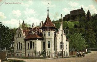 Segesvár, Schassburg, Sighisoara; kastély, H. Zeidner kiadása / castle (EB)