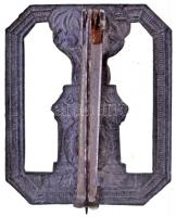 1917. "1914-1917" I. Világháborús emlékjelvény (24x28,5mm) T:2