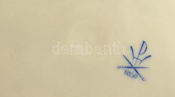 Herendi Eton mintás mélytányér és lapostányér, kézzel festett, jelzett, hibátlan, d:24 és 25 cm