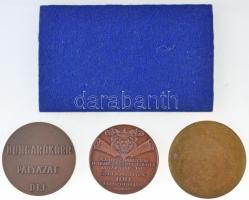 4db-os vegyes plakett, emlékérem és díjérem tétel, közte Bozó Gyula (1913-2004) 1994. "Haranghy...