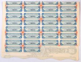 Franciaország / Párizs 1920. "Nyugati Hajózási Társaság" részvénye 500Fr-ról, szelvényekke...