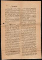 1947-1949 Szabadkőműves iratok, 3 db, közte egy mesterré avatási oklevél, rajta Benedek Marcell nagy...