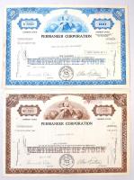 Amerikai Egyesült Államok 1931-1978. 8db-os részvény tétel, közte "The Italian American Civic C...