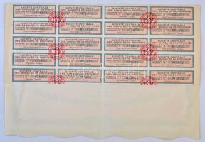 Franciaország / Párizs 1928. "Tartományi Bankok Központi Szövetsége" részvény 125Fr-ról, s...