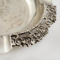 Ezüst (Ag.) hamutartó, jelzett,  d:12 cm, nettó:53 g