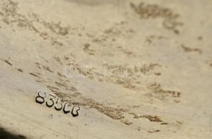 Ezüst (Ag.) hamutartó, jelzett,  d:12 cm, nettó:53 g