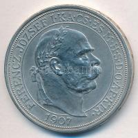 1907KB 5K Ag "Ferenc József koronázásnak 40. évfordulója" T:1-,2
Adamo K7.1