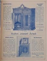cca 1900-1943 3 db reklám katalógus és árjegyzék: Kohn József Arad épület és műbádogos katalógusa, 1...