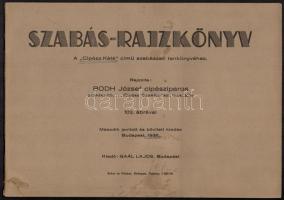 1936 Szabás-rajzkönyv a Cipész-Káté című szabászati tankönyvhöz, rajzolta: Bodh József, 32p