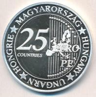 DN "Eurófantáziák - Kossuth" Ag emlékérem (21,14g/0,999/38,61mm) T:PP kis fo., ujjlenyomat