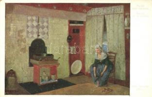 52 db RÉGI főként megíratlan motívumos képeslap, üdvözlőlapok, művészlapok, gyerekek, sok szignózott...