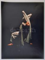 cca 1970-1980 Vegyes fotó tétel, 10 db nagyméretű természet és művész fotó, 30x40 cm