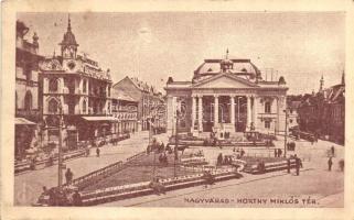 Nagyvárad, Oradea; Horthy Miklós tér / square  (Rb)