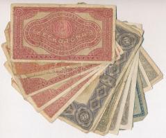 15db-os vegyes magyar korona bankjegy tétel T:III,III-,IV