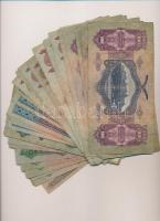 45db-os vegyes magyar pengő bankjegy tétel, közte 1930. 20P T:III,III-