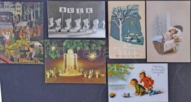 90 db MODERN újévi és karácsonyi üdvözlőlap / 90 MODERN New Year and Christmas greeting cards