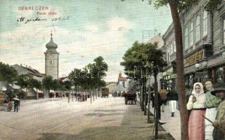 Debrecen, Piac utca, ékszerész, gyógyszertár (EK)