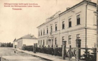 Temesvár, Timisoara; Konvikt des Südungarischen Lehrer Vereines / Délmagyarországi tanítóegylet konviktusa / teachers association convict (EK)