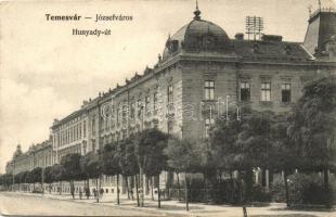 Temesvár, Timisoara; Józsefváros, Hunyady út, Polatsek kiadása / street (EK)