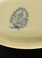 Herendi Viktória mintás fogpiszkáló tartó, kézzel festett, jelzett, hibátlan, m:5 cm, h:6 cm