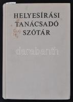 Helyesírási tanácsadó szótár. Szerk.: Deme László - Fábián Pál. Bp., 1970, Terra. Kicsit foltos vászonkötésben.