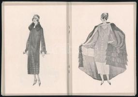 1924 aradi Bakács Miksa divatüzletének képes reklámfüzete